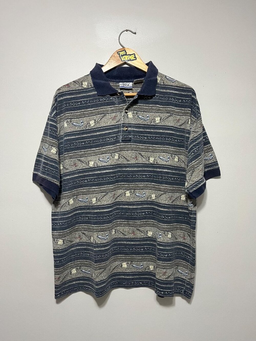 Vintage Fishing Lures Polo Tshirt